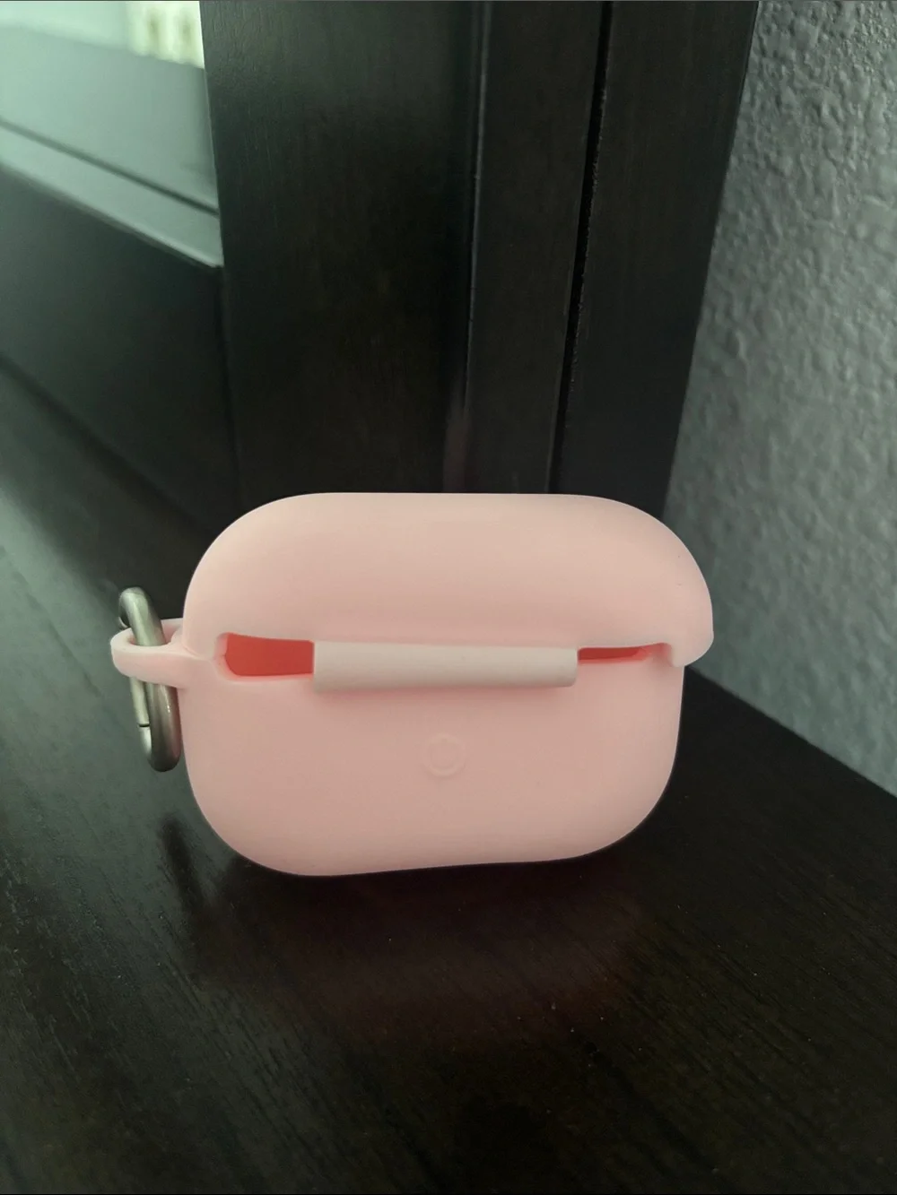 Light Pink Silicone Protective Case for Wireless Earbuds Charging Case